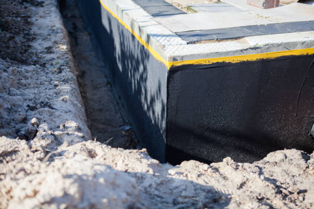 Residential Basement Waterproofing installation at a Nunica, MI home by SJ Waterproofing Pros